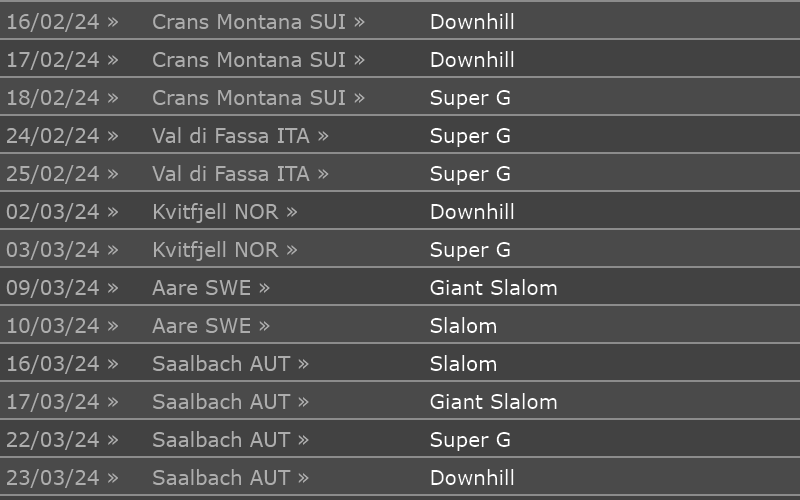 решта календаря