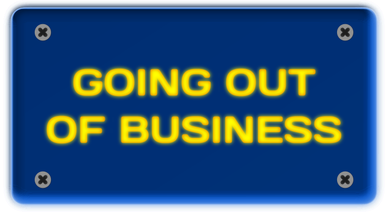 going out of business