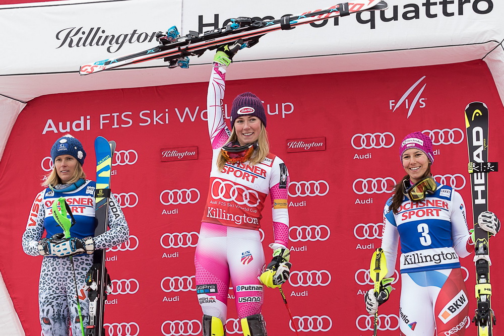 shiffrin, zuzulova, holdener, killington, slalom